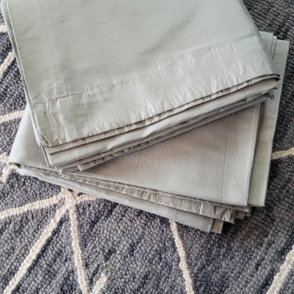 2 RESTORATION HARDWARE SILK DRAPES - Picture 5 of 5